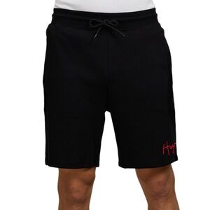 Hugo Boss | Dalfie shorts | black red logo | Mens Small  | Like New